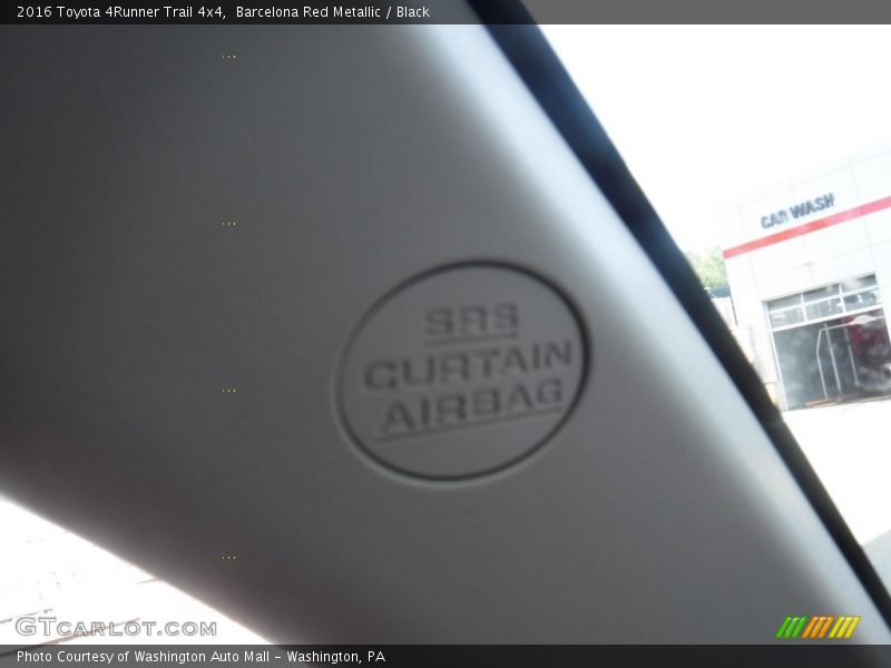Barcelona Red Metallic / Black 2016 Toyota 4Runner Trail 4x4