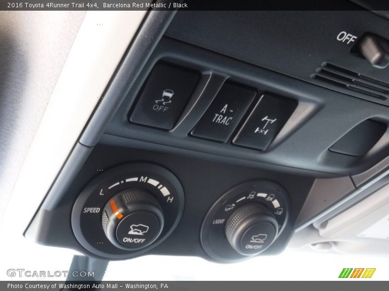 Barcelona Red Metallic / Black 2016 Toyota 4Runner Trail 4x4