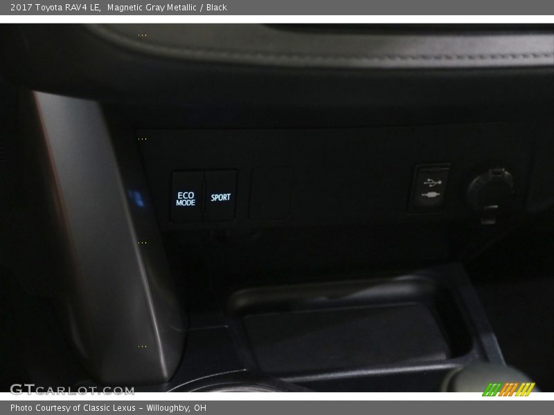 Magnetic Gray Metallic / Black 2017 Toyota RAV4 LE