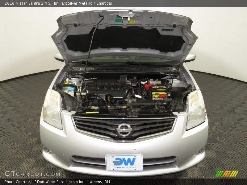 Brilliant Silver Metallic / Charcoal 2010 Nissan Sentra 2.0 S