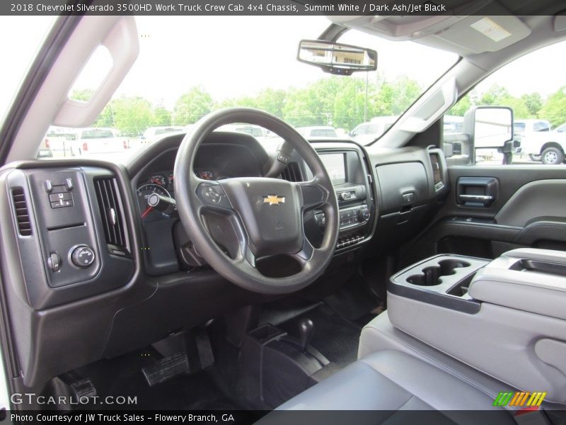 Summit White / Dark Ash/Jet Black 2018 Chevrolet Silverado 3500HD Work Truck Crew Cab 4x4 Chassis