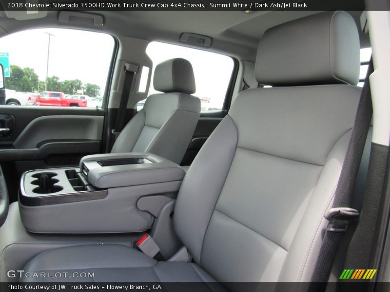 Summit White / Dark Ash/Jet Black 2018 Chevrolet Silverado 3500HD Work Truck Crew Cab 4x4 Chassis