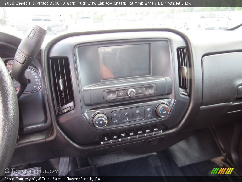 Summit White / Dark Ash/Jet Black 2018 Chevrolet Silverado 3500HD Work Truck Crew Cab 4x4 Chassis