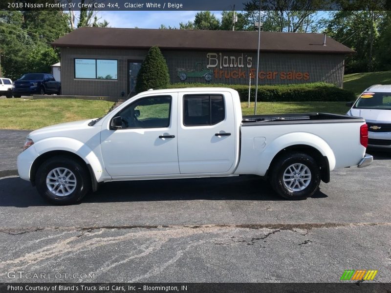 Glacier White / Beige 2018 Nissan Frontier SV Crew Cab 4x4