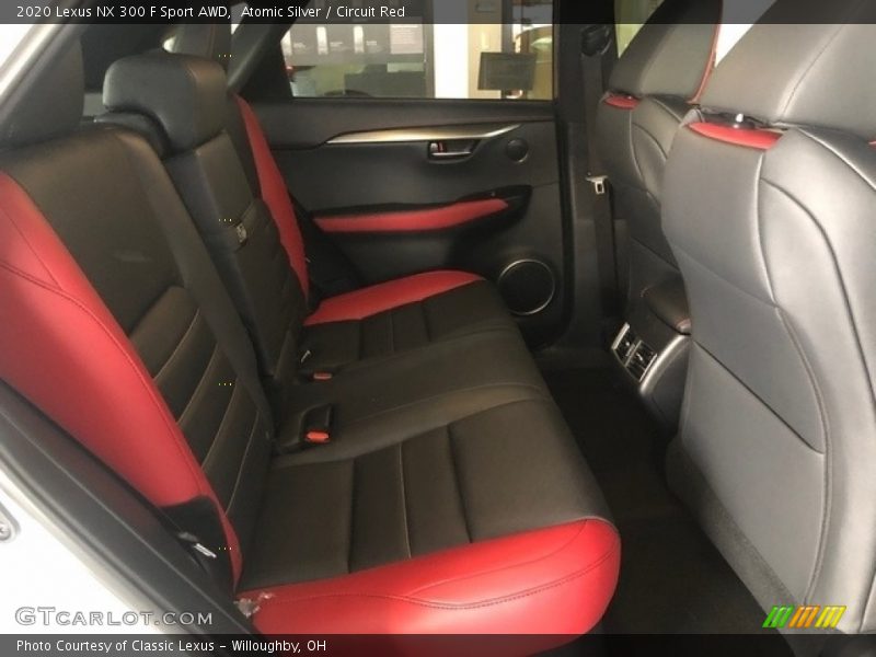 Atomic Silver / Circuit Red 2020 Lexus NX 300 F Sport AWD
