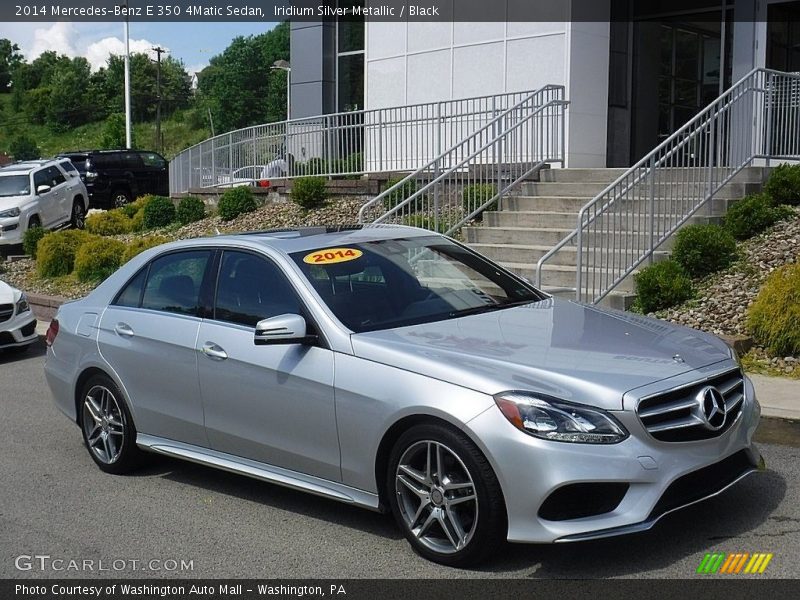 Iridium Silver Metallic / Black 2014 Mercedes-Benz E 350 4Matic Sedan