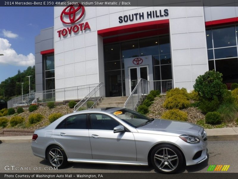 Iridium Silver Metallic / Black 2014 Mercedes-Benz E 350 4Matic Sedan