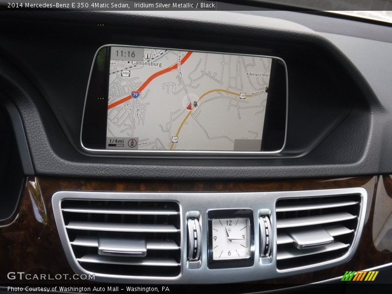Iridium Silver Metallic / Black 2014 Mercedes-Benz E 350 4Matic Sedan