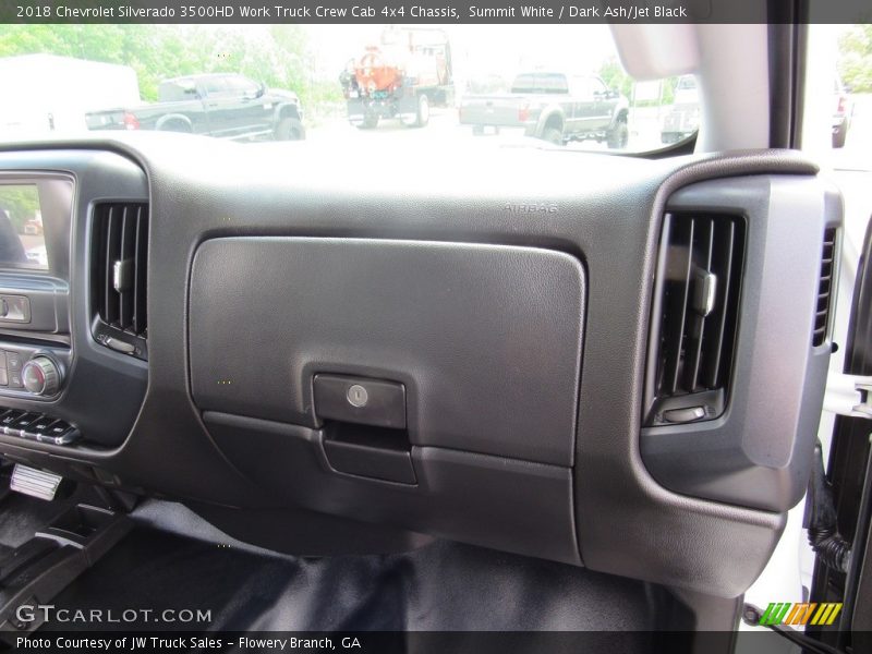 Summit White / Dark Ash/Jet Black 2018 Chevrolet Silverado 3500HD Work Truck Crew Cab 4x4 Chassis