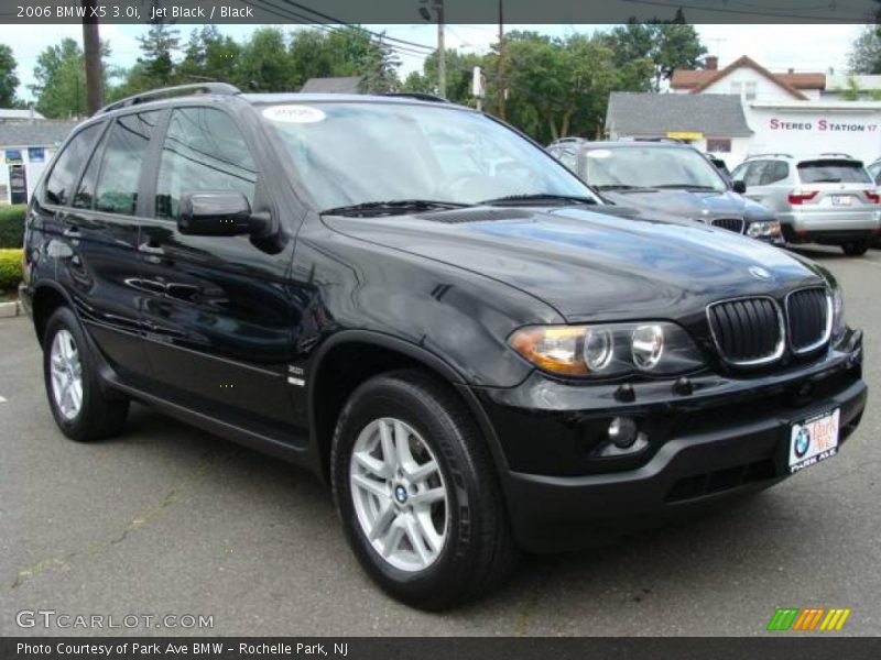 Jet Black / Black 2006 BMW X5 3.0i