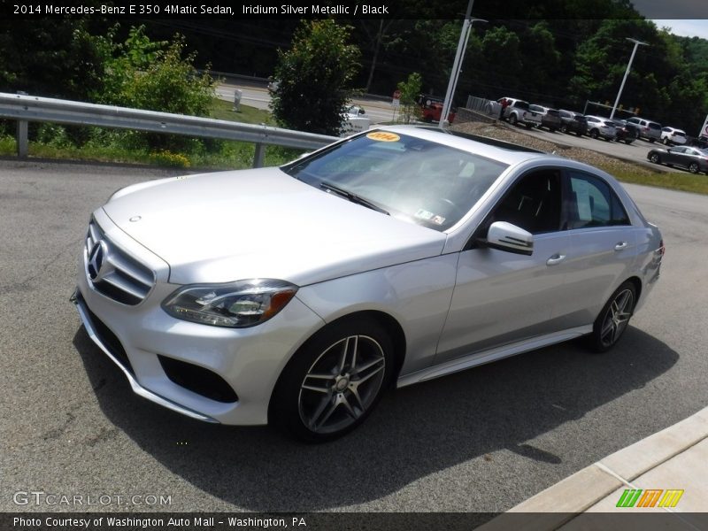 Iridium Silver Metallic / Black 2014 Mercedes-Benz E 350 4Matic Sedan