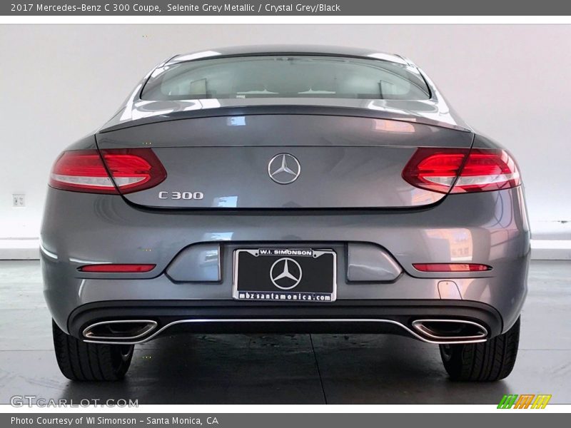 Selenite Grey Metallic / Crystal Grey/Black 2017 Mercedes-Benz C 300 Coupe
