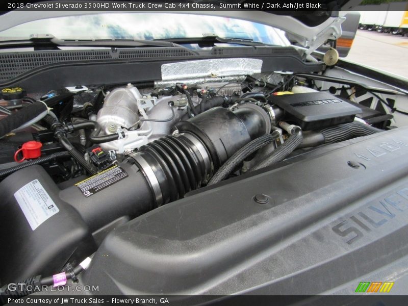 Summit White / Dark Ash/Jet Black 2018 Chevrolet Silverado 3500HD Work Truck Crew Cab 4x4 Chassis