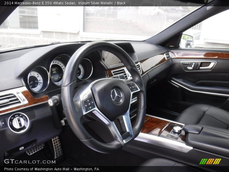 Iridium Silver Metallic / Black 2014 Mercedes-Benz E 350 4Matic Sedan