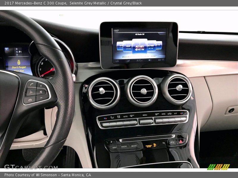 Selenite Grey Metallic / Crystal Grey/Black 2017 Mercedes-Benz C 300 Coupe
