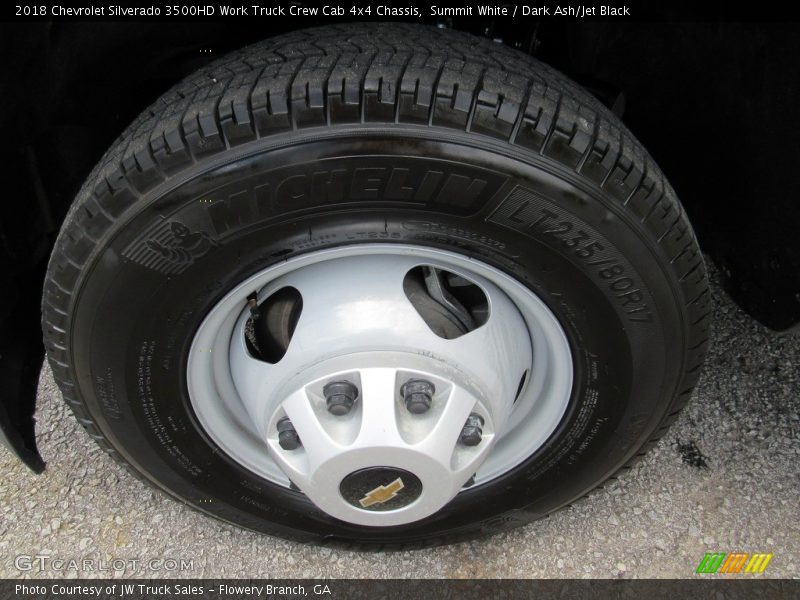 Summit White / Dark Ash/Jet Black 2018 Chevrolet Silverado 3500HD Work Truck Crew Cab 4x4 Chassis