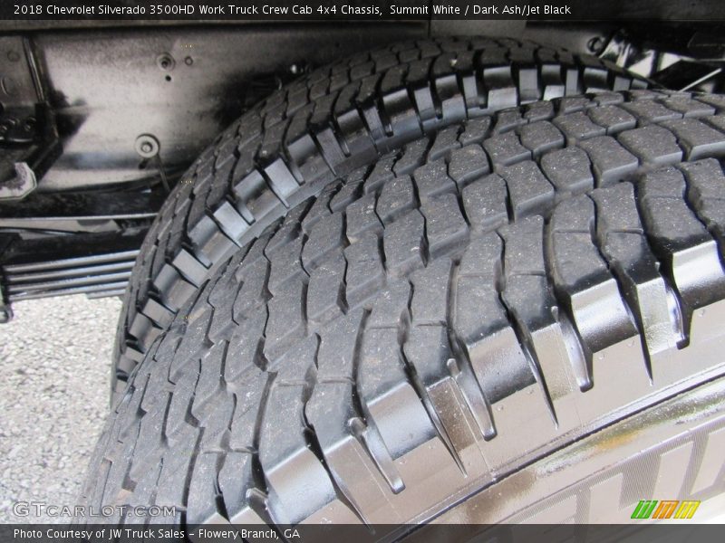 Summit White / Dark Ash/Jet Black 2018 Chevrolet Silverado 3500HD Work Truck Crew Cab 4x4 Chassis