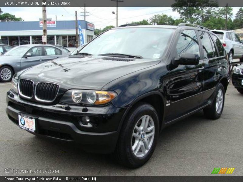 Jet Black / Black 2006 BMW X5 3.0i