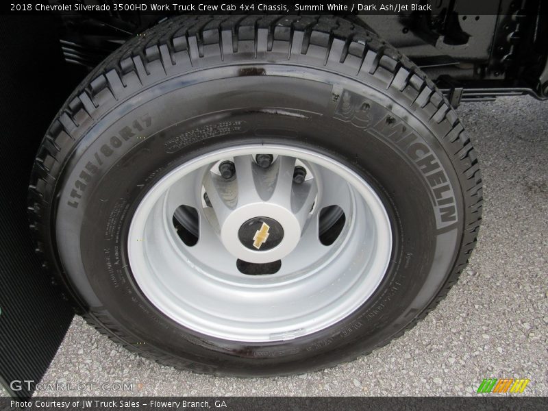 Summit White / Dark Ash/Jet Black 2018 Chevrolet Silverado 3500HD Work Truck Crew Cab 4x4 Chassis