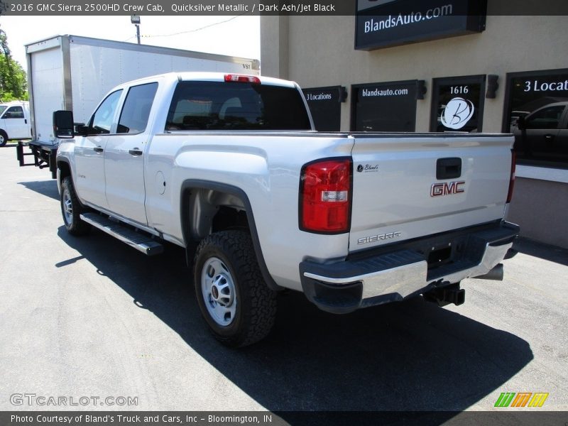 Quicksilver Metallic / Dark Ash/Jet Black 2016 GMC Sierra 2500HD Crew Cab