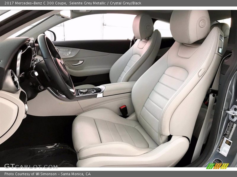 Selenite Grey Metallic / Crystal Grey/Black 2017 Mercedes-Benz C 300 Coupe