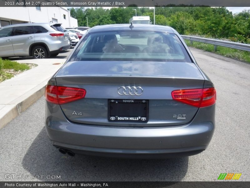 Monsoon Gray Metallic / Black 2013 Audi A4 2.0T quattro Sedan