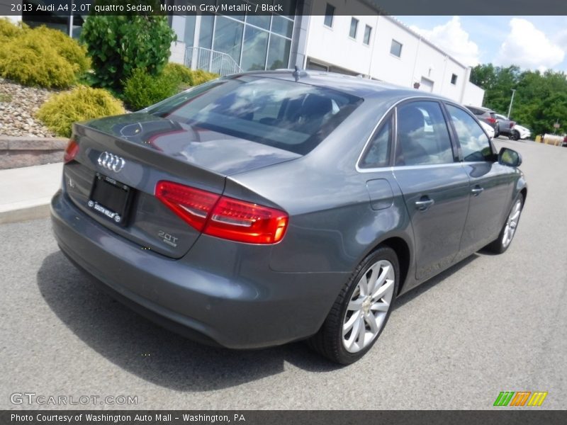 Monsoon Gray Metallic / Black 2013 Audi A4 2.0T quattro Sedan