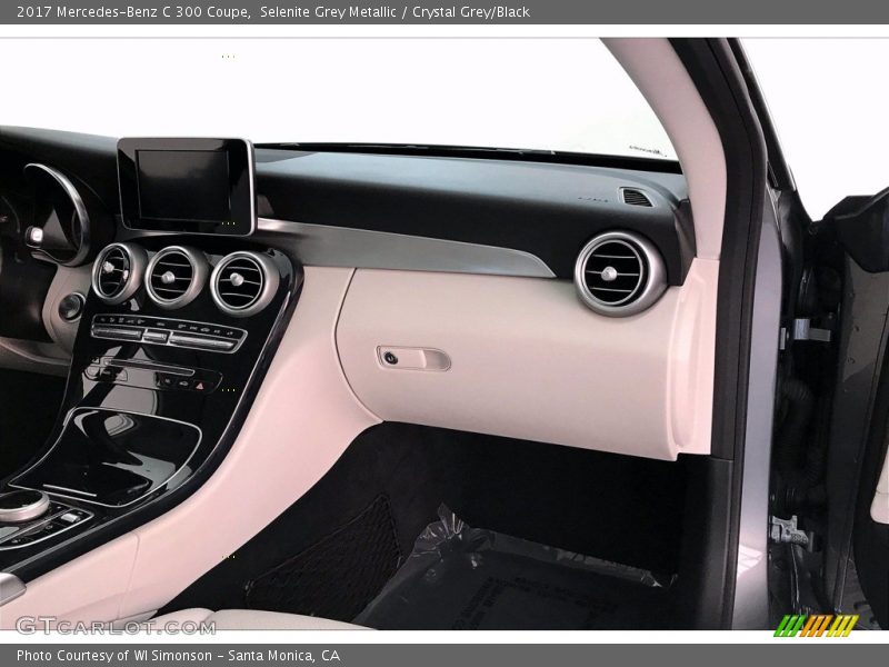 Selenite Grey Metallic / Crystal Grey/Black 2017 Mercedes-Benz C 300 Coupe