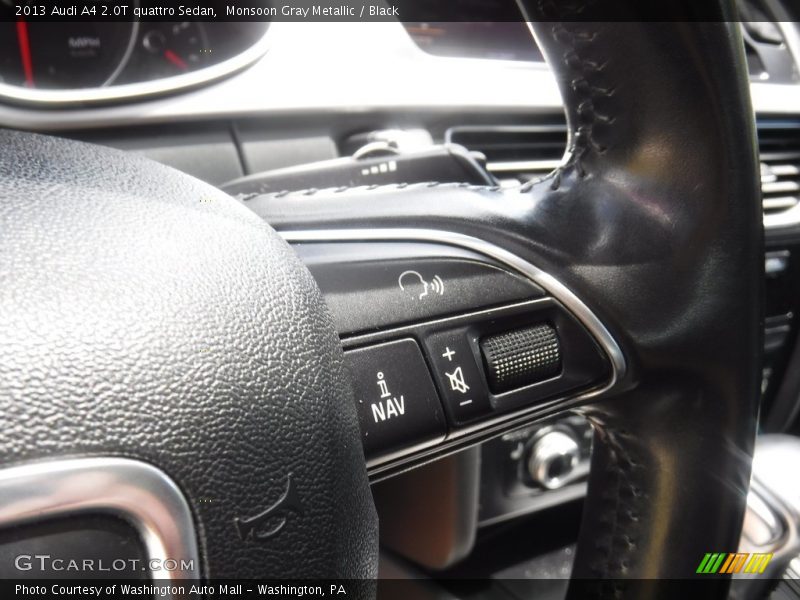 Monsoon Gray Metallic / Black 2013 Audi A4 2.0T quattro Sedan