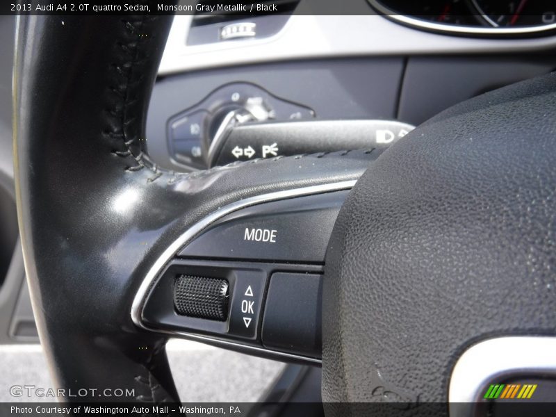 Monsoon Gray Metallic / Black 2013 Audi A4 2.0T quattro Sedan