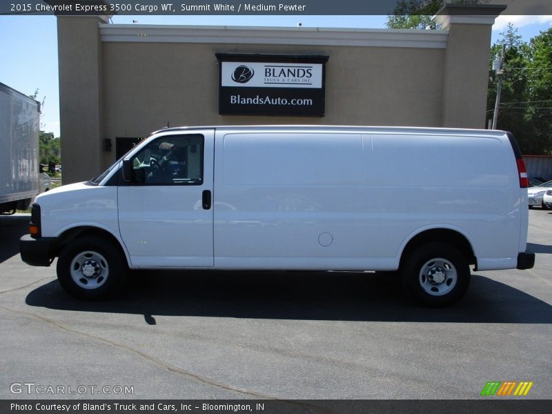 Summit White / Medium Pewter 2015 Chevrolet Express 3500 Cargo WT