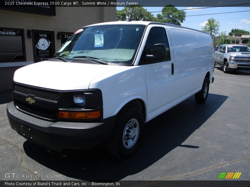 Summit White / Medium Pewter 2015 Chevrolet Express 3500 Cargo WT