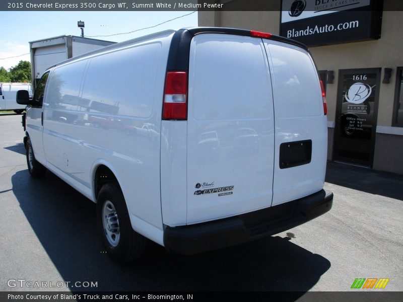 Summit White / Medium Pewter 2015 Chevrolet Express 3500 Cargo WT