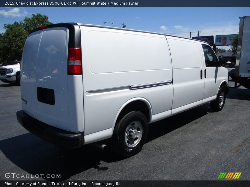 Summit White / Medium Pewter 2015 Chevrolet Express 3500 Cargo WT