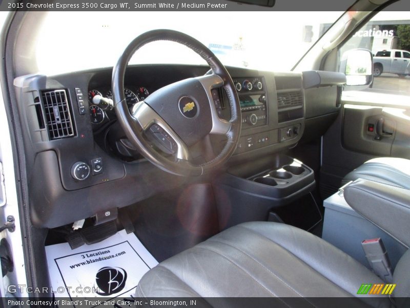 Summit White / Medium Pewter 2015 Chevrolet Express 3500 Cargo WT