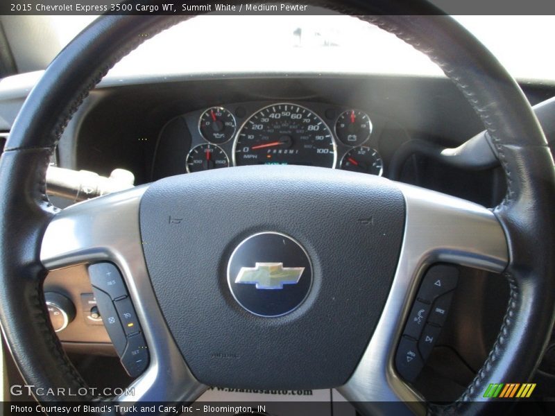 Summit White / Medium Pewter 2015 Chevrolet Express 3500 Cargo WT