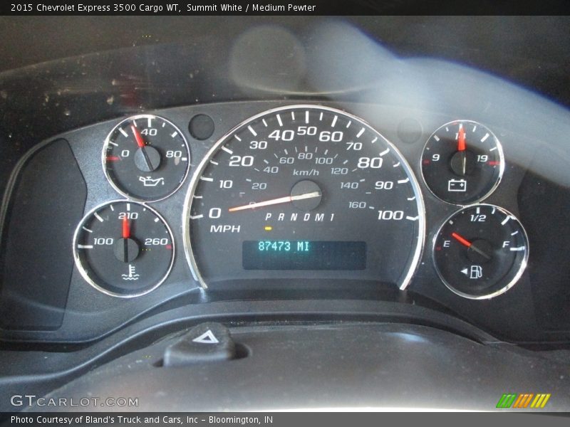 Summit White / Medium Pewter 2015 Chevrolet Express 3500 Cargo WT