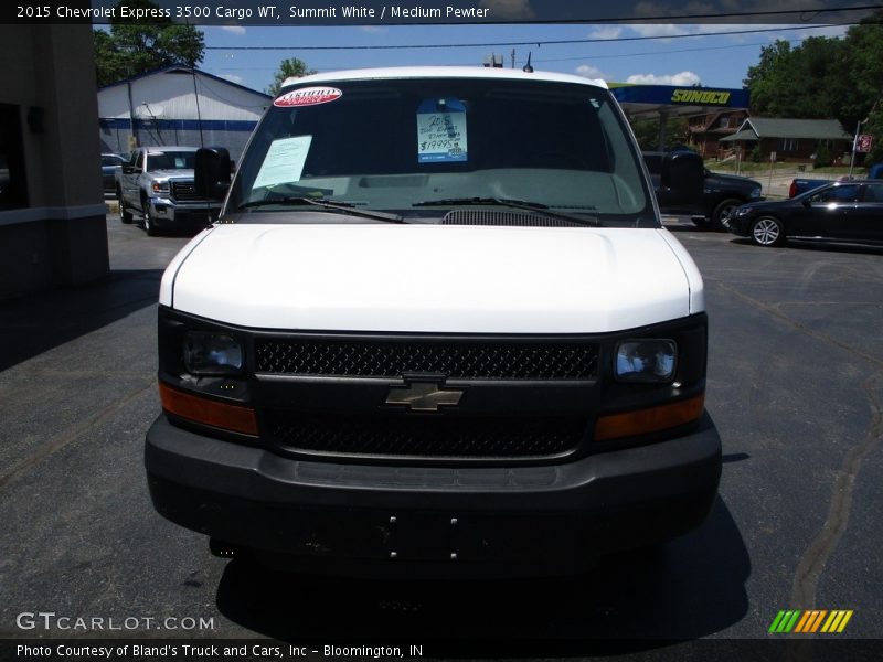 Summit White / Medium Pewter 2015 Chevrolet Express 3500 Cargo WT
