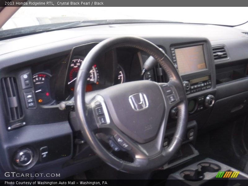 Crystal Black Pearl / Black 2013 Honda Ridgeline RTL