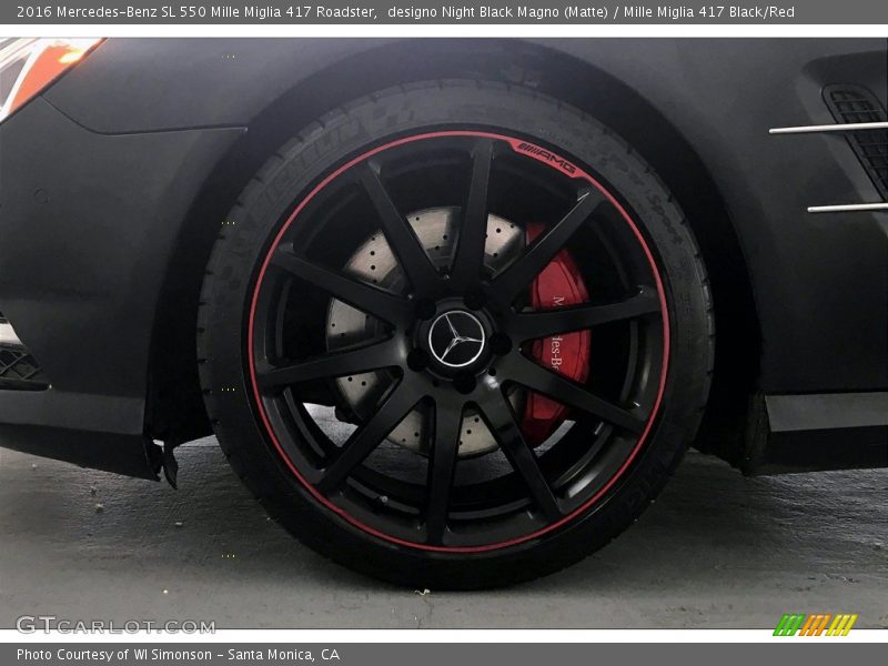 designo Night Black Magno (Matte) / Mille Miglia 417 Black/Red 2016 Mercedes-Benz SL 550 Mille Miglia 417 Roadster