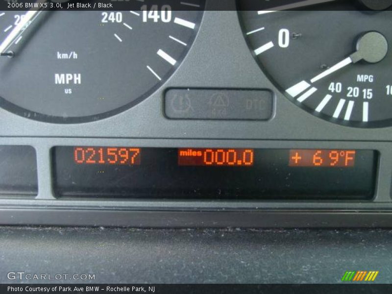 Jet Black / Black 2006 BMW X5 3.0i