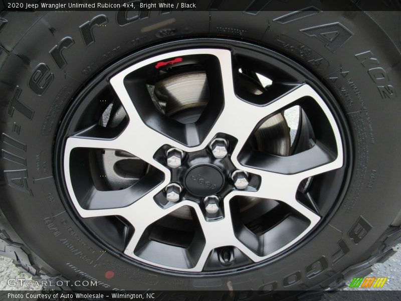 Bright White / Black 2020 Jeep Wrangler Unlimited Rubicon 4x4