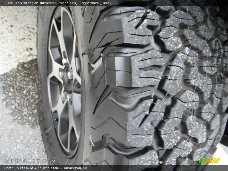 Bright White / Black 2020 Jeep Wrangler Unlimited Rubicon 4x4