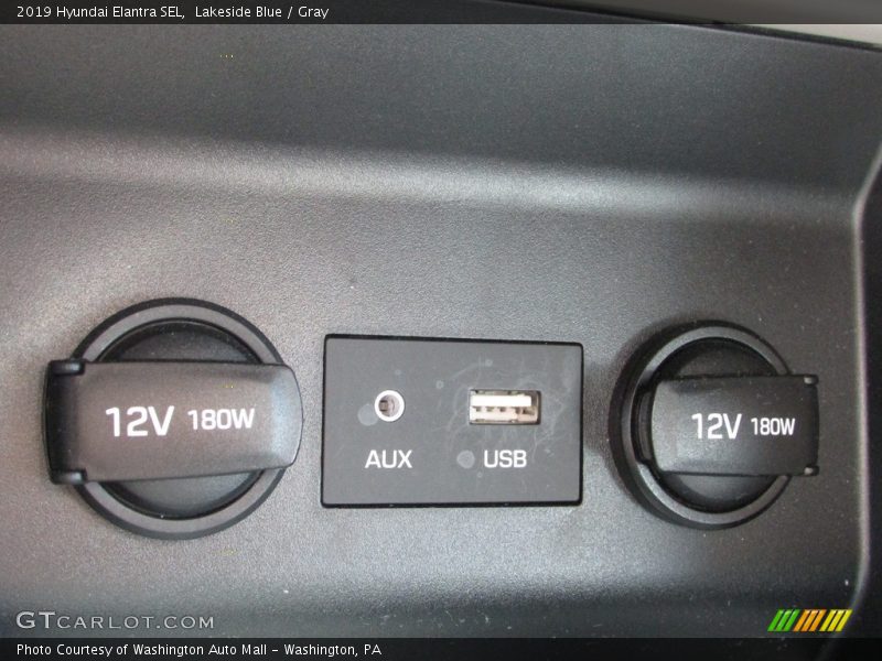 Lakeside Blue / Gray 2019 Hyundai Elantra SEL