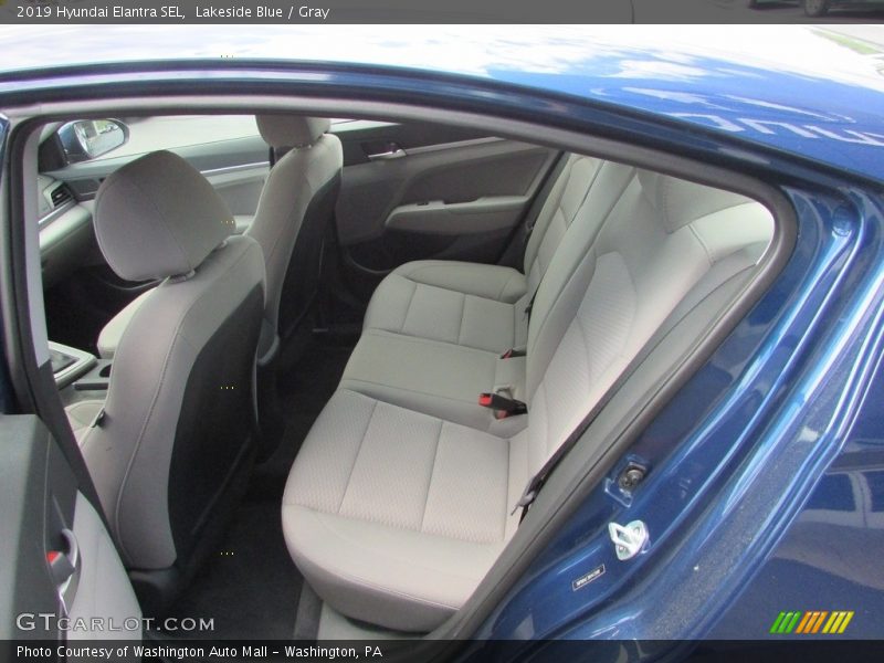 Lakeside Blue / Gray 2019 Hyundai Elantra SEL