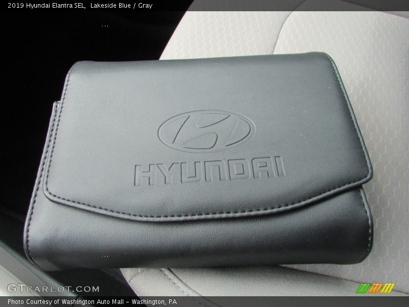 Lakeside Blue / Gray 2019 Hyundai Elantra SEL