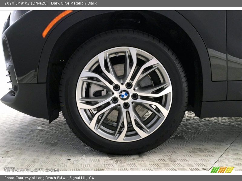 Dark Olive Metallic / Black 2020 BMW X2 sDrive28i