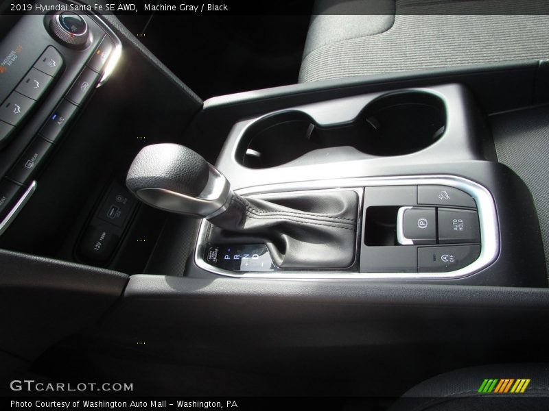 Machine Gray / Black 2019 Hyundai Santa Fe SE AWD