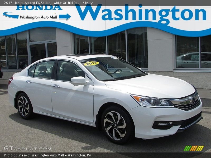 White Orchid Pearl / Ivory 2017 Honda Accord EX Sedan