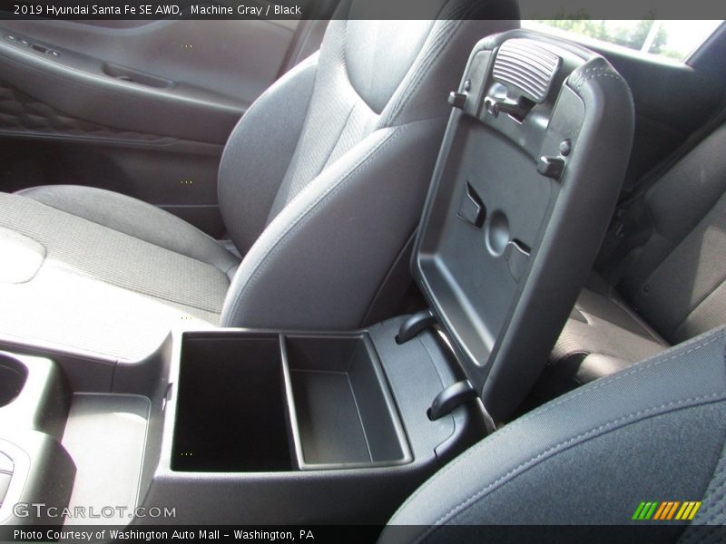 Machine Gray / Black 2019 Hyundai Santa Fe SE AWD